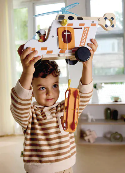 Hape Toys To the Rescue Helicopter