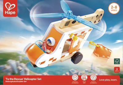 Hape Toys To the Rescue Helicopter
