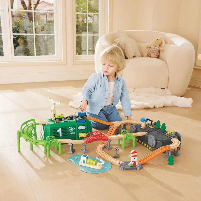 Hape Toys Train Bucket Set
