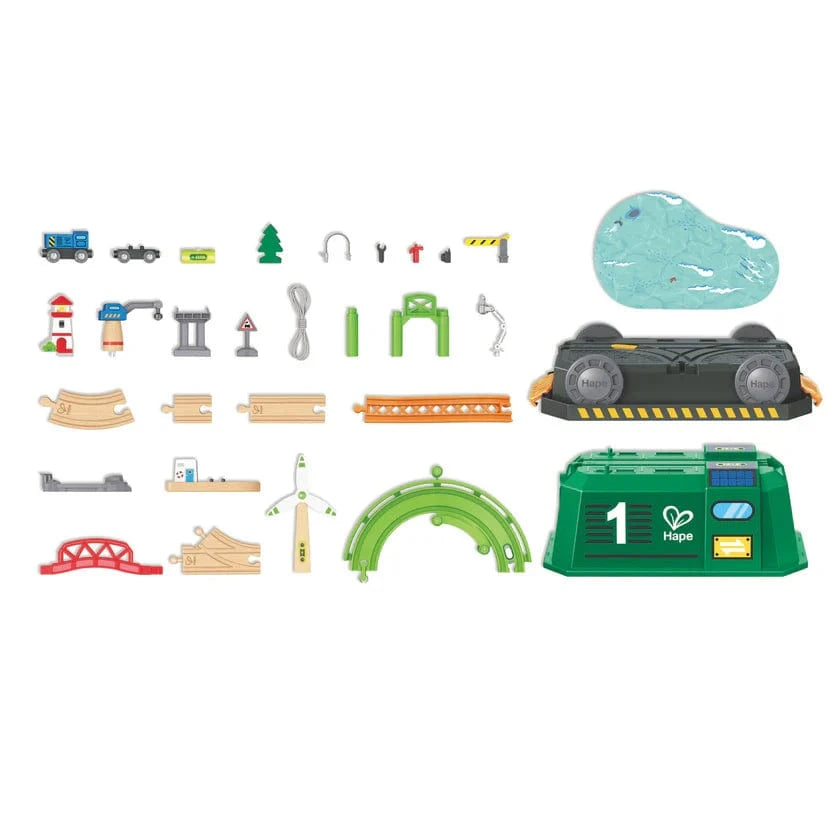 Hape Toys Train Bucket Set
