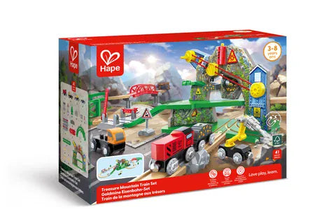 Hape Toys Treasure Mountain Train Set