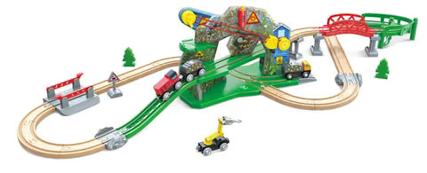 Hape Toys Treasure Mountain Train Set