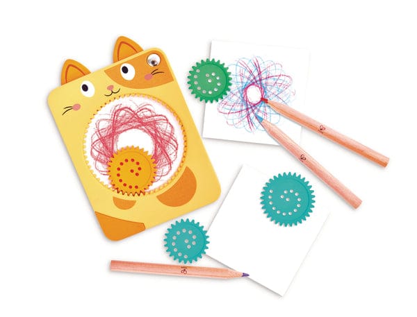 Hape Toys Yellow Spin n Draw Mandala Kit