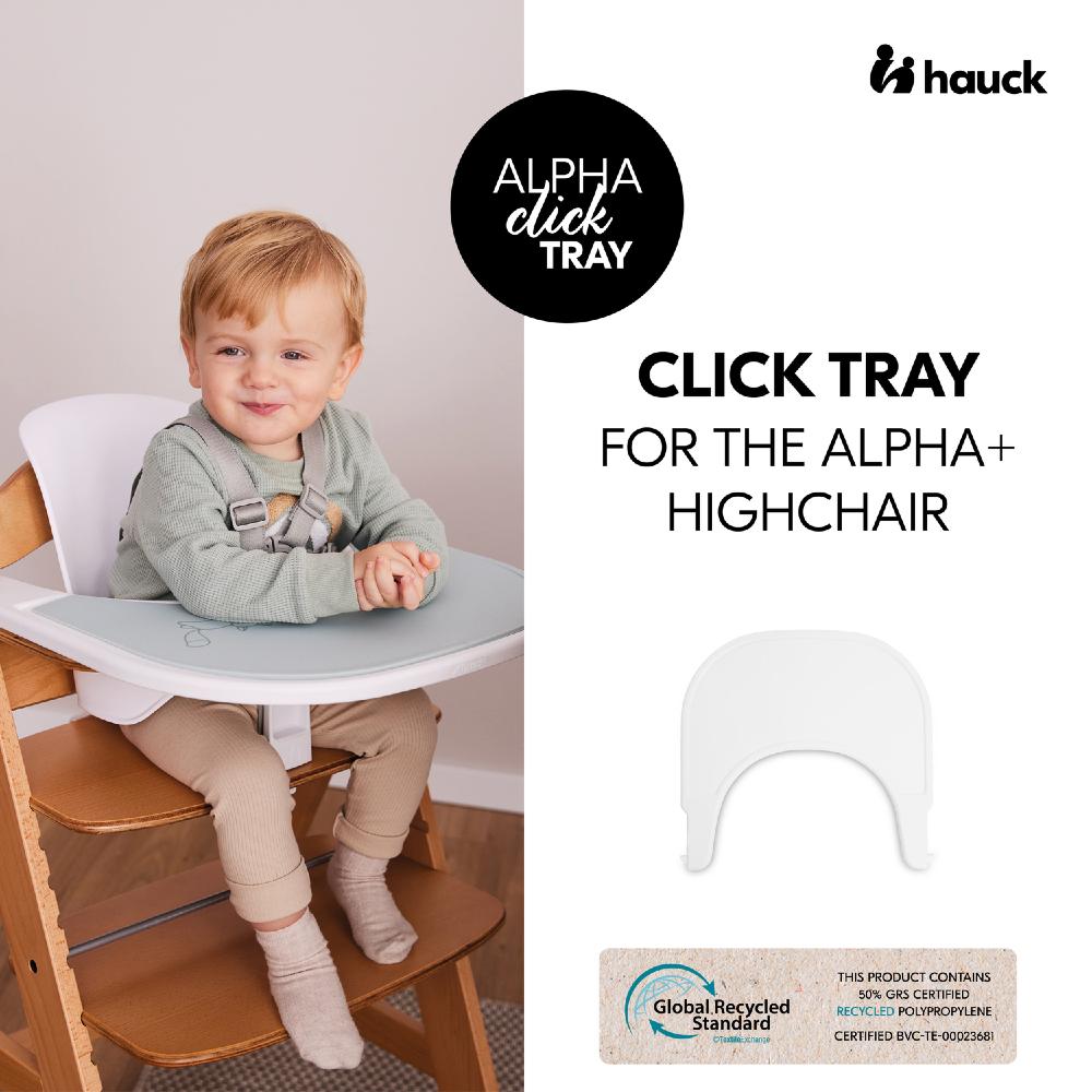 Hauck Childrens Furniture Hauck Alpha Click Tray - White