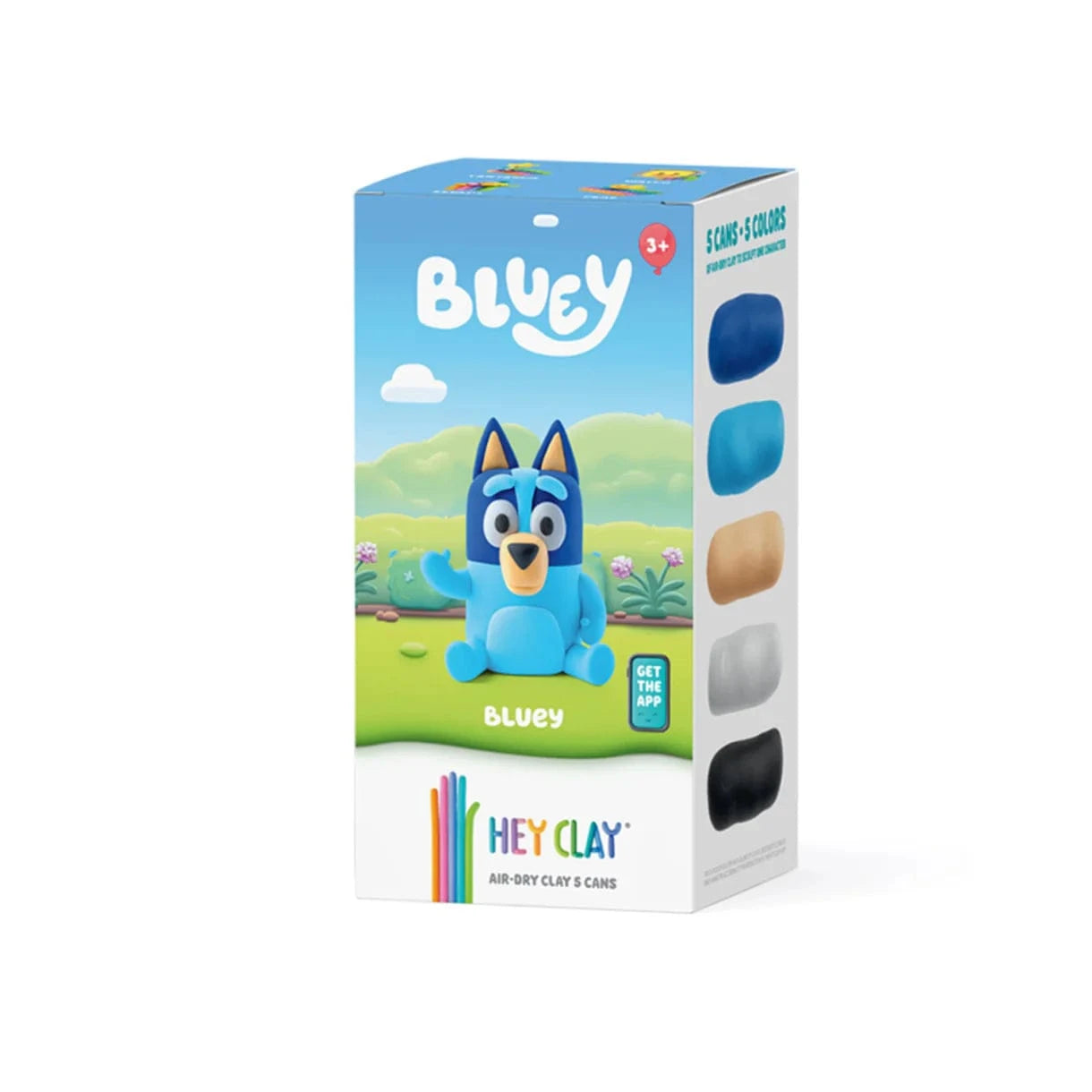 Hey Clay Toys Bluey, 5 cans