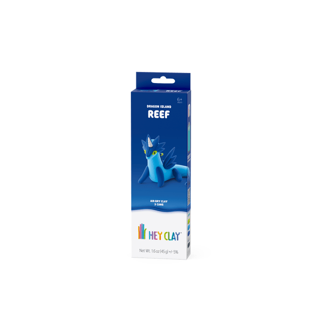 Hey Clay Toys Dragon Island, Reef 3 cans