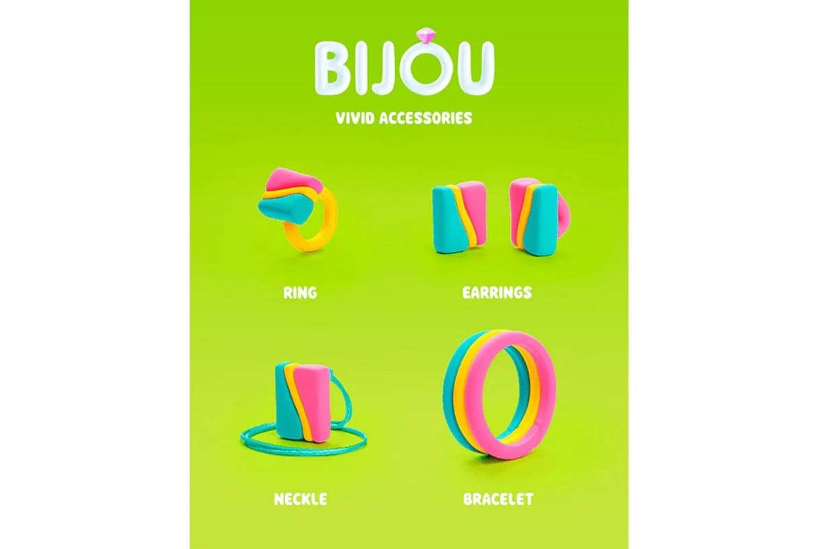 Hey Clay Toys Hey Clay - Bijou Vivid Accessories
