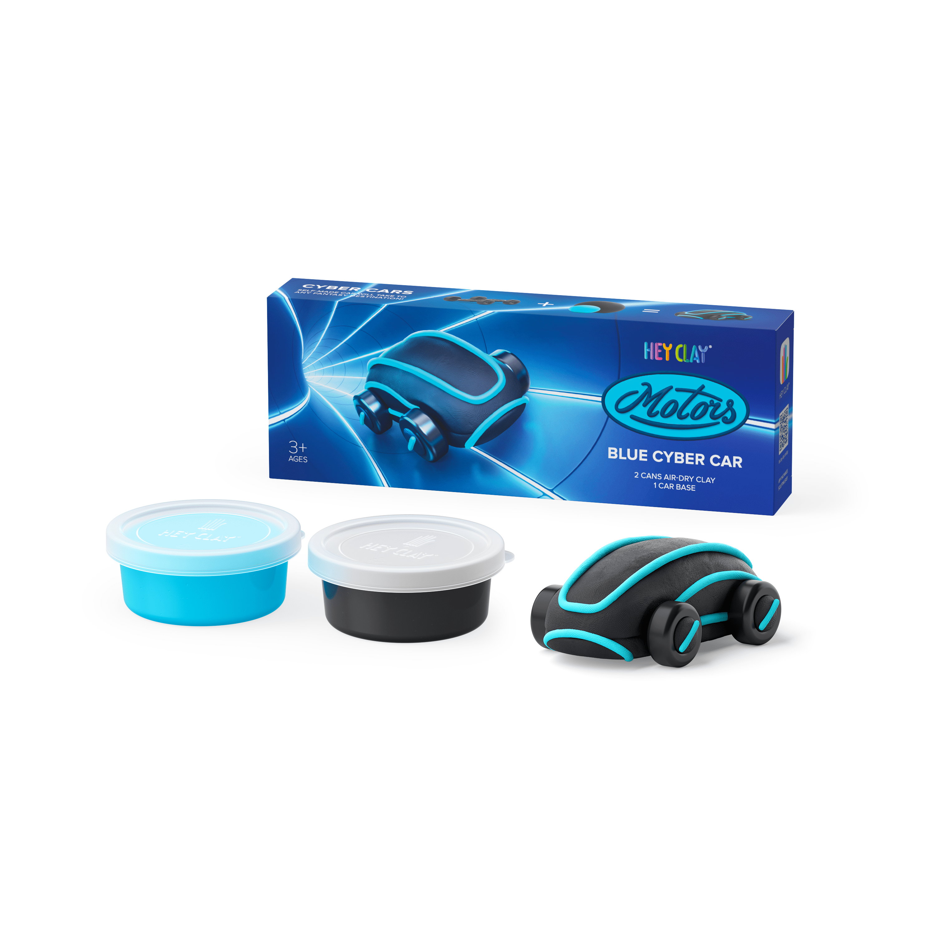 Hey Clay Toys Hey Clay - Cyber Car (Blue)