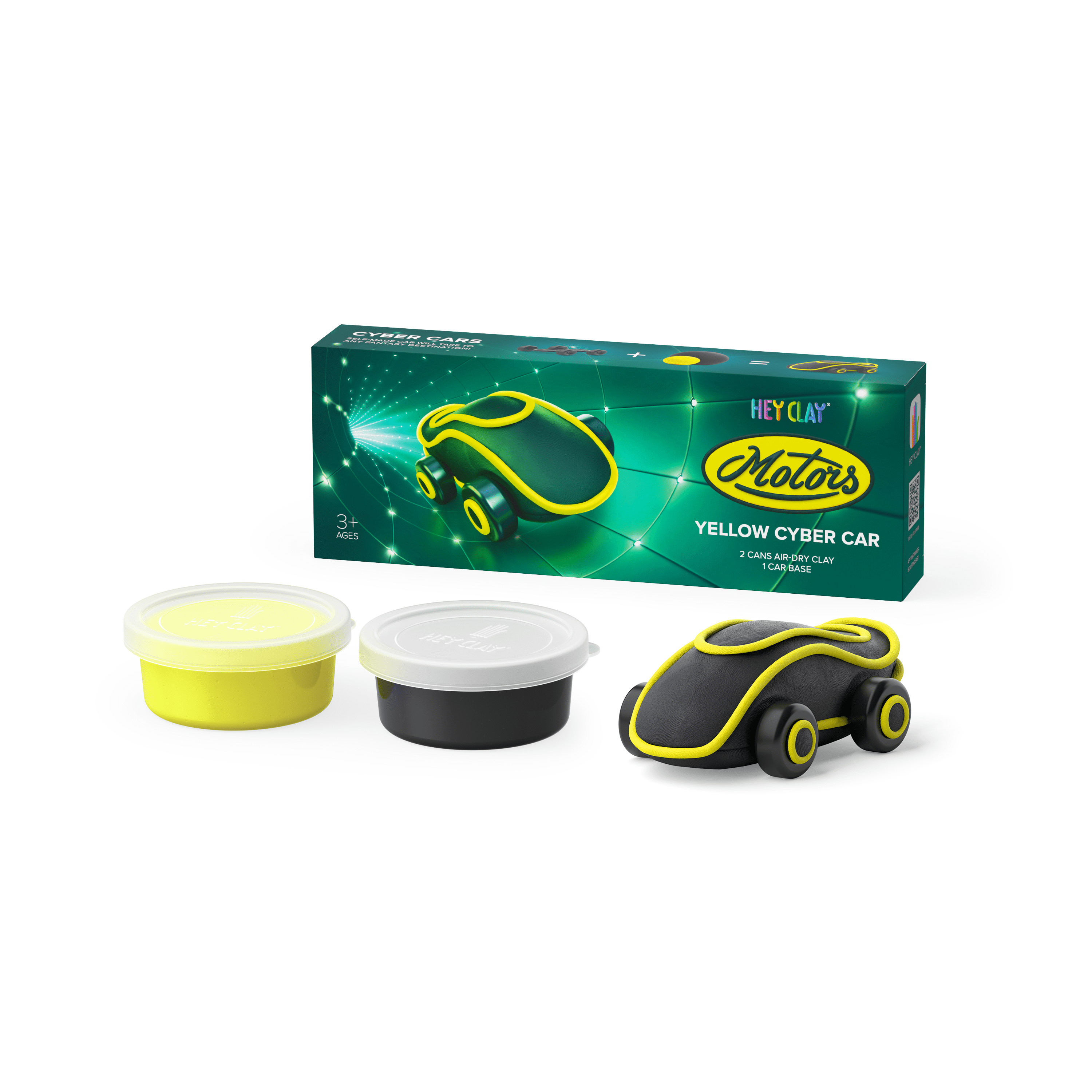 Hey Clay Toys Hey Clay - Cyber Car (Yellow)