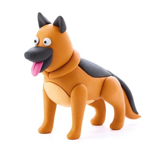 Hey Clay Toys Hey Clay - Dog Story, Shepherd