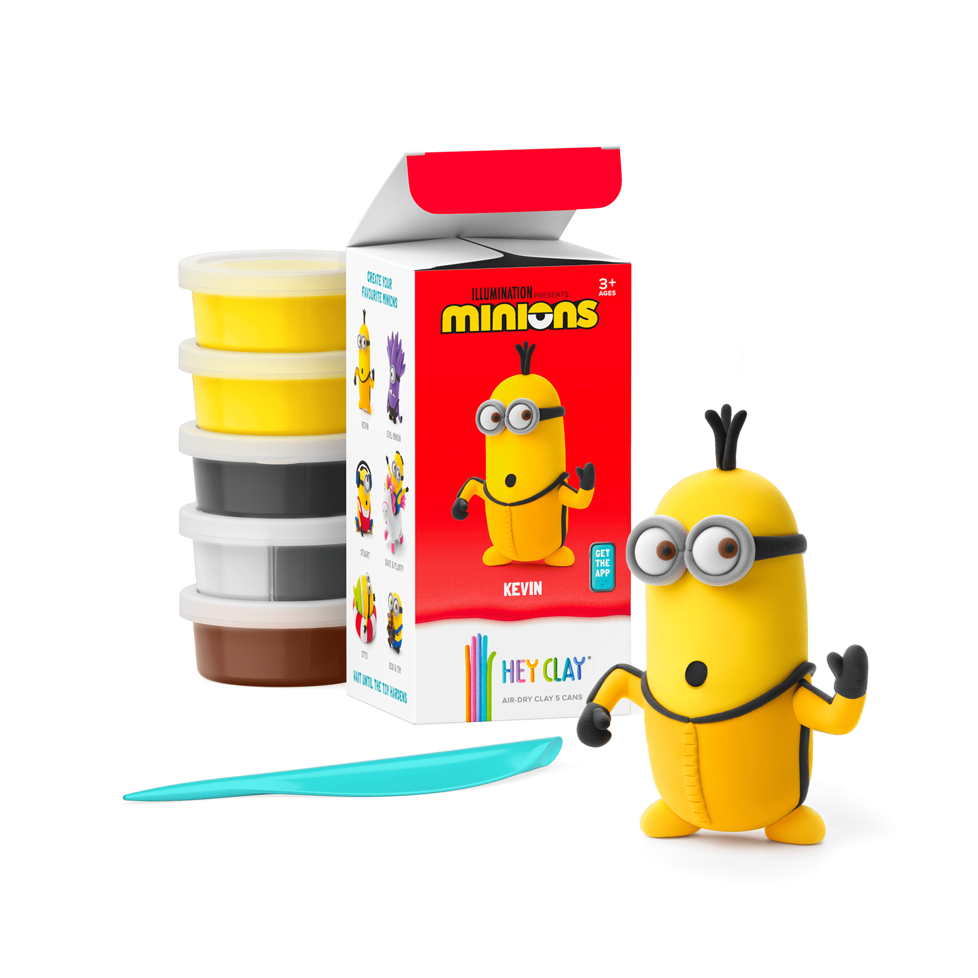 Hey Clay Toys Hey Clay - Minions, Kevin, 5 cans