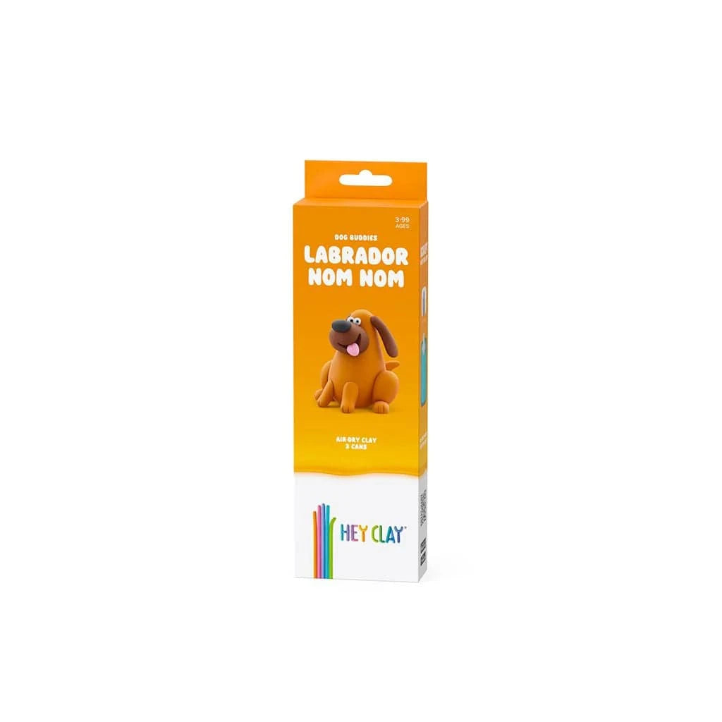 Hey Clay Toys Labrador Nom Nom, Dog Buddies, 3 cans
