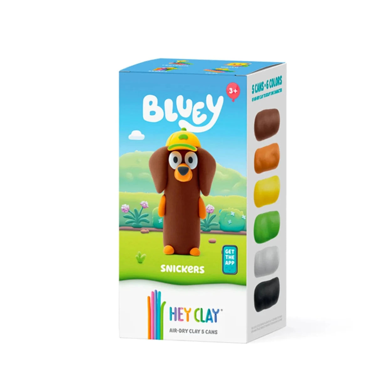 Hey Clay Toys Snickers, Bluey series, 5 cans