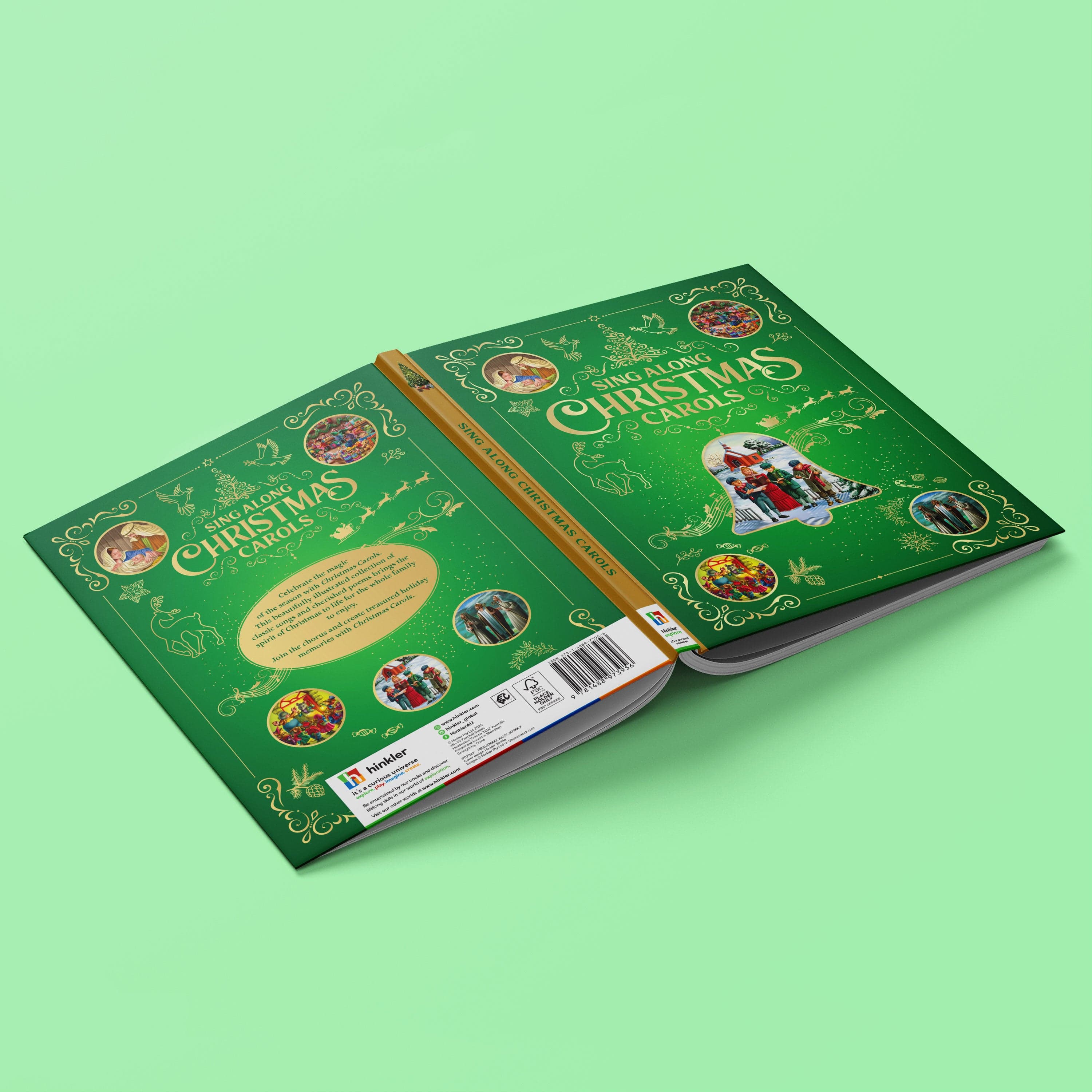 Hinkler Childrens Books Sing Along Christmas Carols