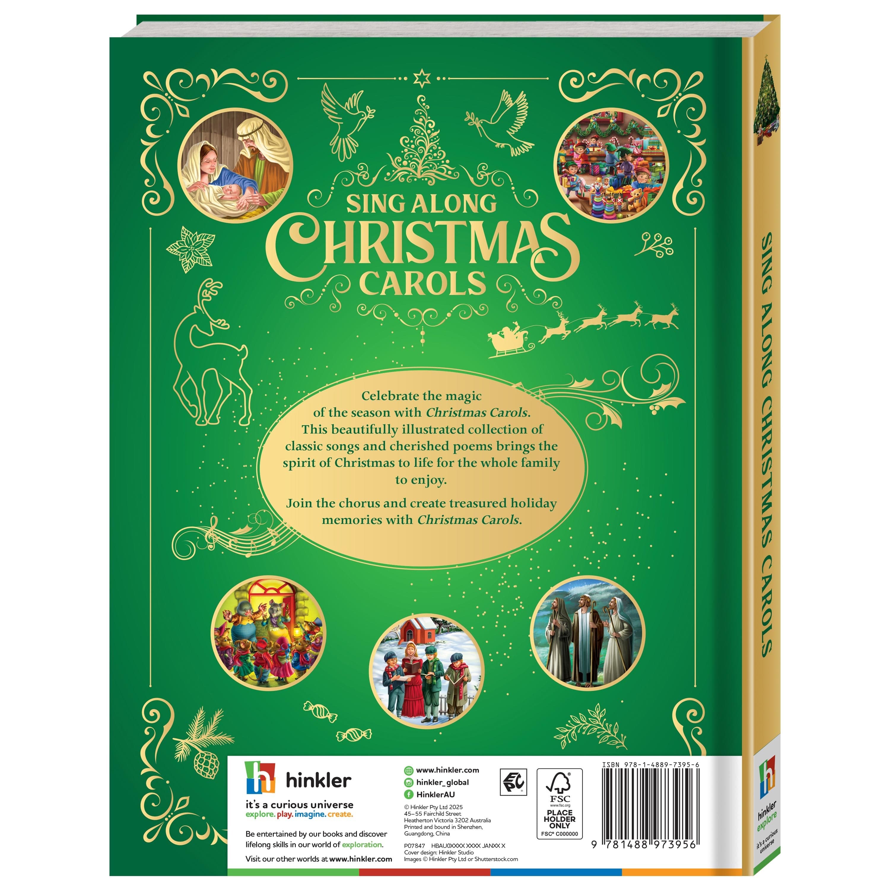 Hinkler Childrens Books Sing Along Christmas Carols
