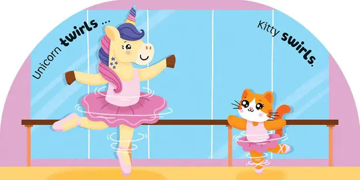 Hinkler Childrens Books Unicorn Shaped Felt Book