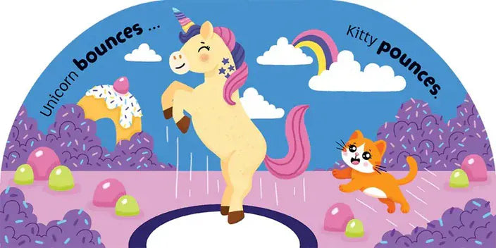 Hinkler Childrens Books Unicorn Shaped Felt Book