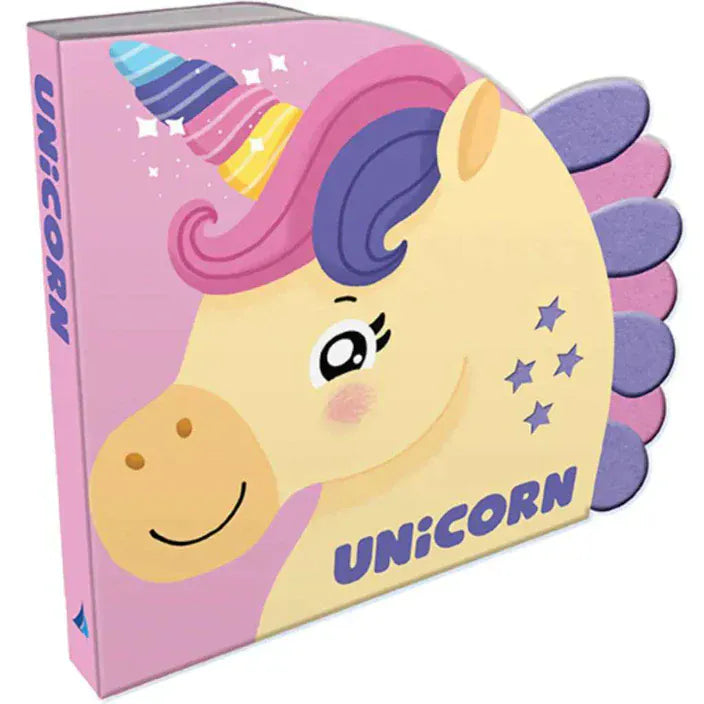 Hinkler Childrens Books Unicorn Shaped Felt Book