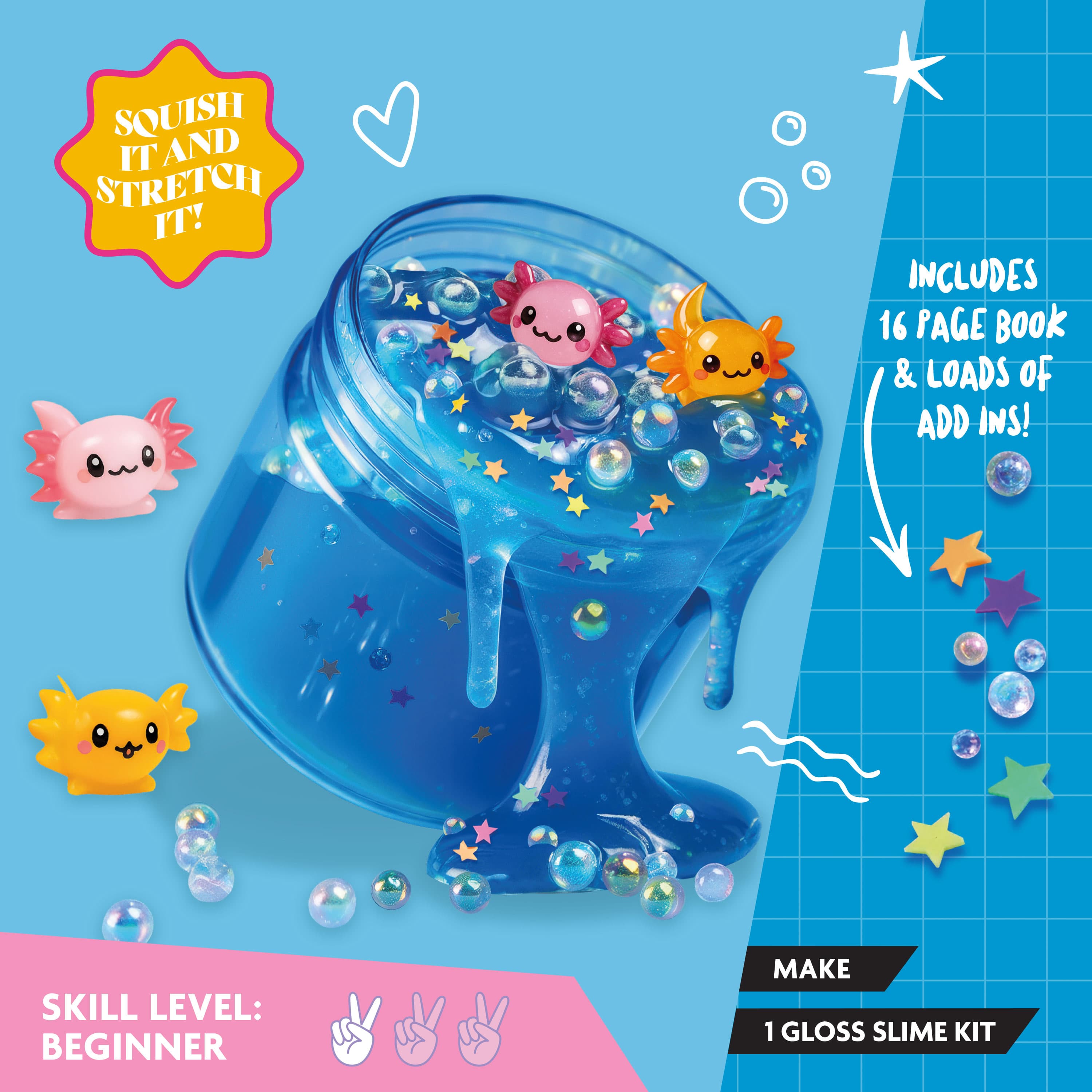 Hinkler Toys Oh My Craft Axolotl Slime Kit