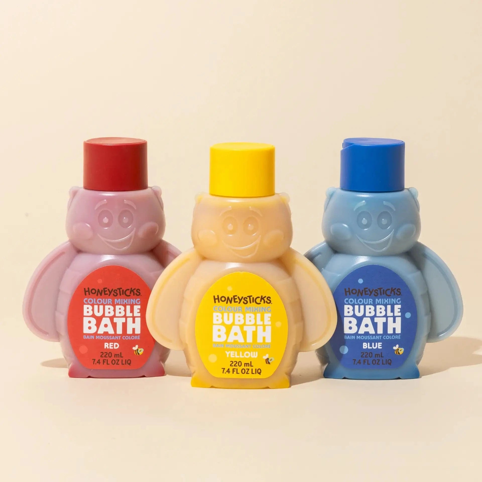Honeysticks Bath Honeysticks Bubble Bath Colour Mixing 3pk 220ml