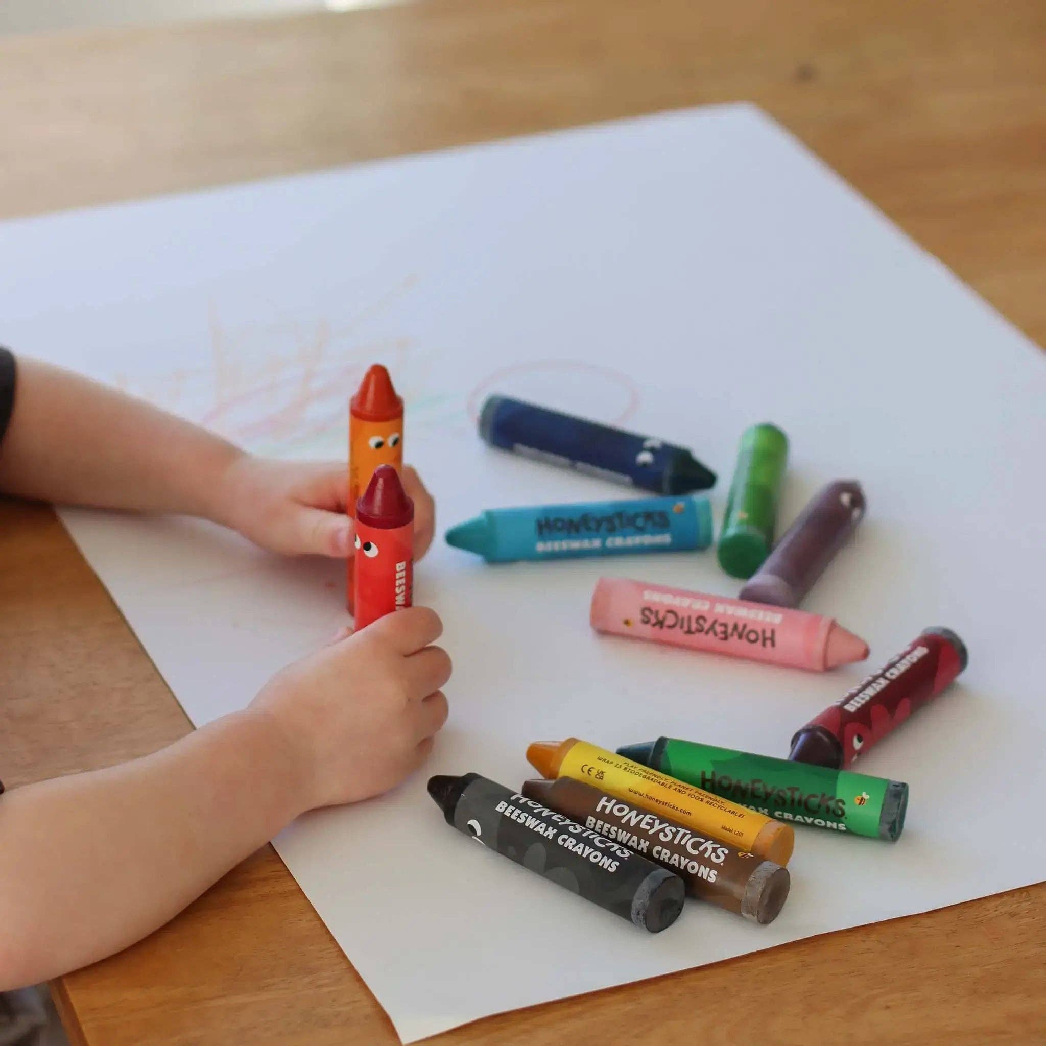 Honeysticks - NZ Toys Honeysticks Beeswax Crayons Super Jumbos 7pk