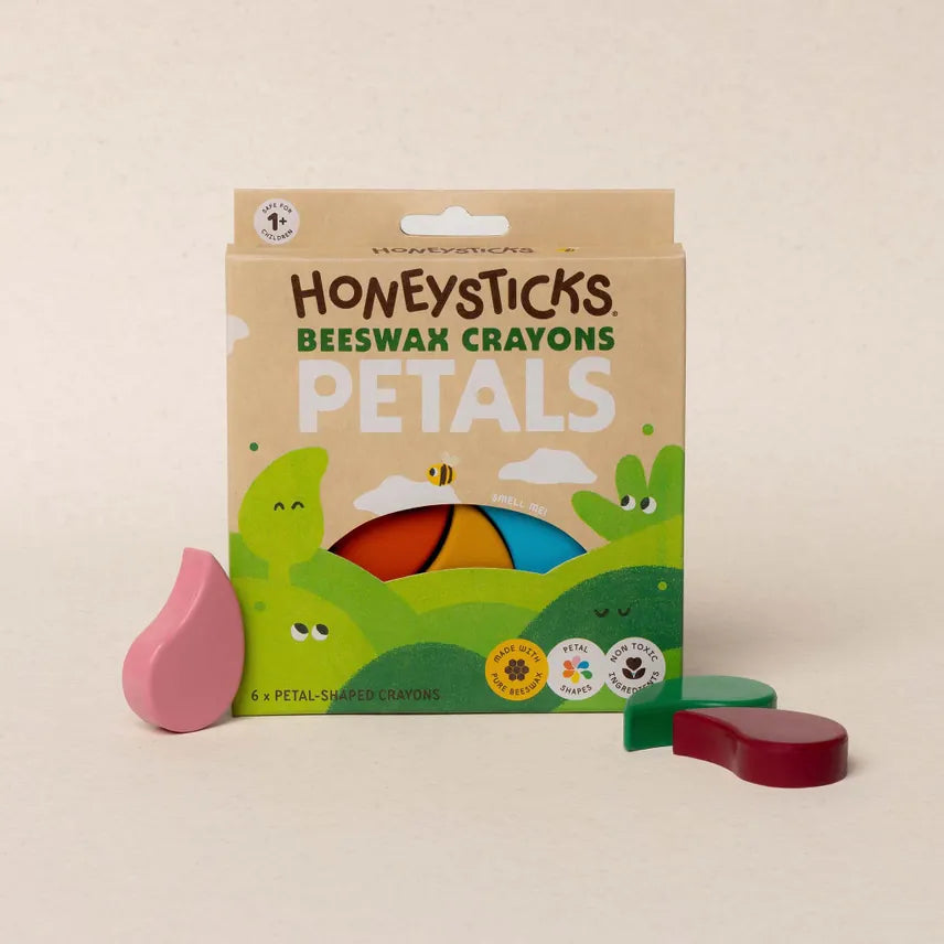 Honeysticks Toys Beeswax Crayons Petals 6pk