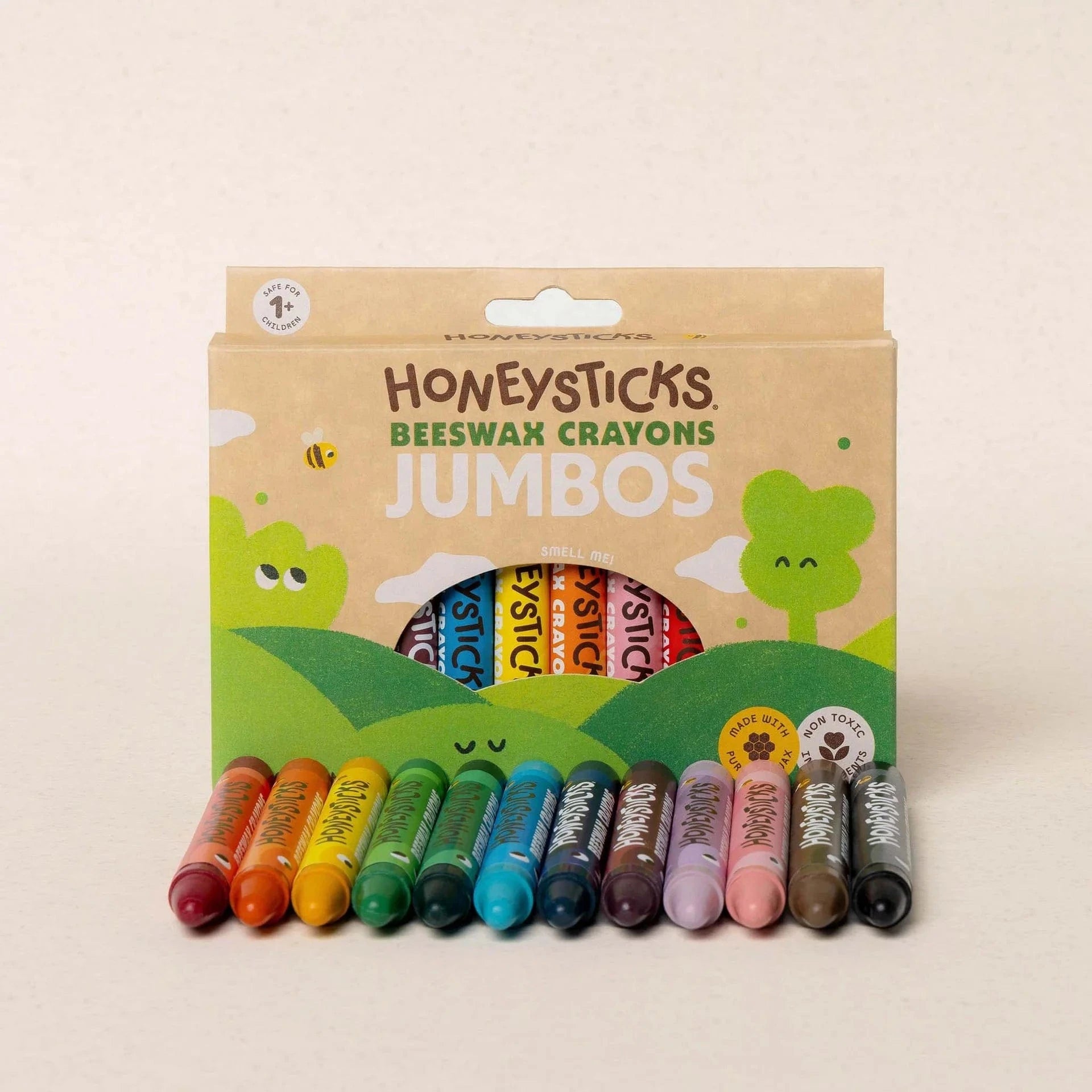 Honeysticks Toys Honeysticks Beeswax Crayons Jumbos 12pk