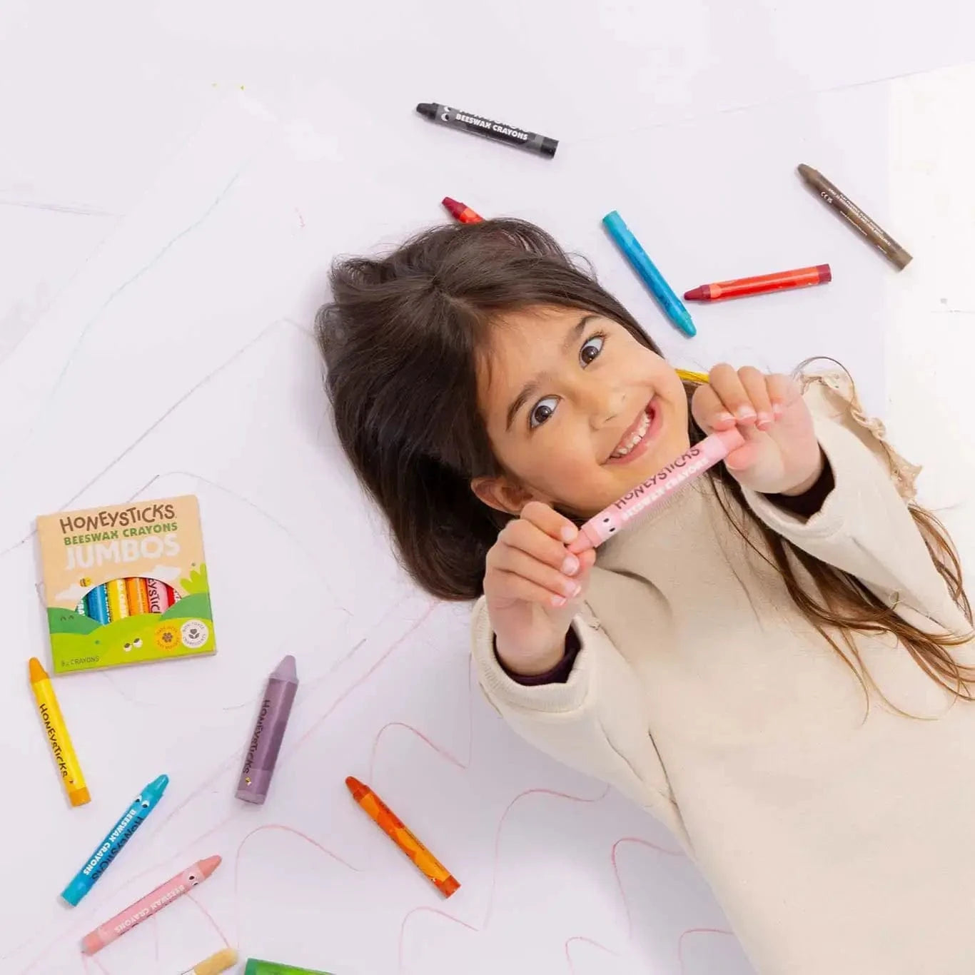 Honeysticks Toys Honeysticks Beeswax Crayons Jumbos 12pk