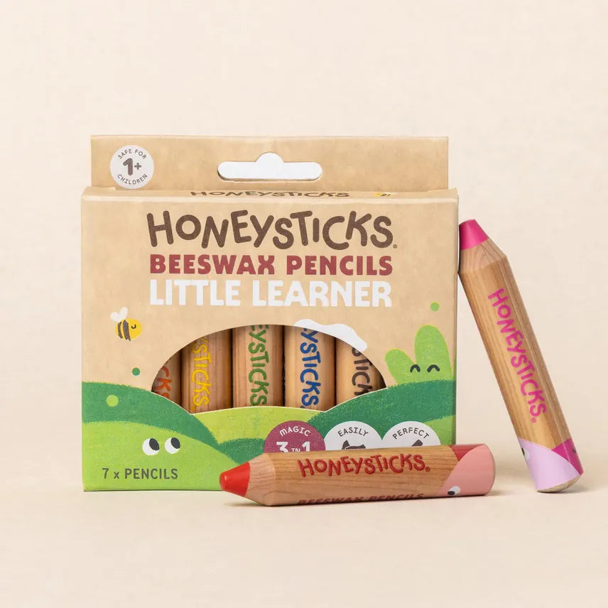Honeysticks Toys Magic 3-in-1 Beeswax Pencils Little Learners 7pk