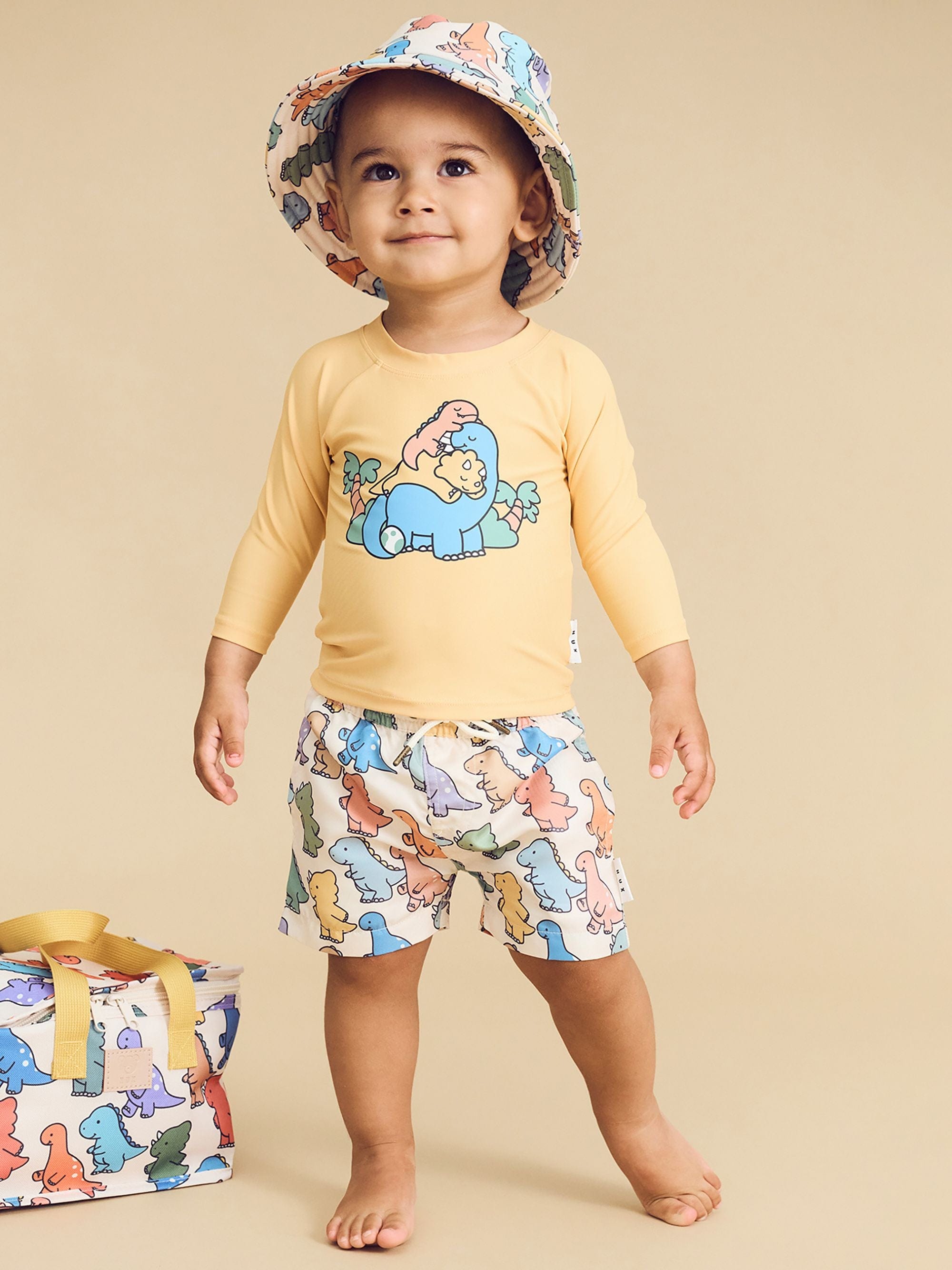 Huxbaby Accesories Hats Dino Play Swim Hat