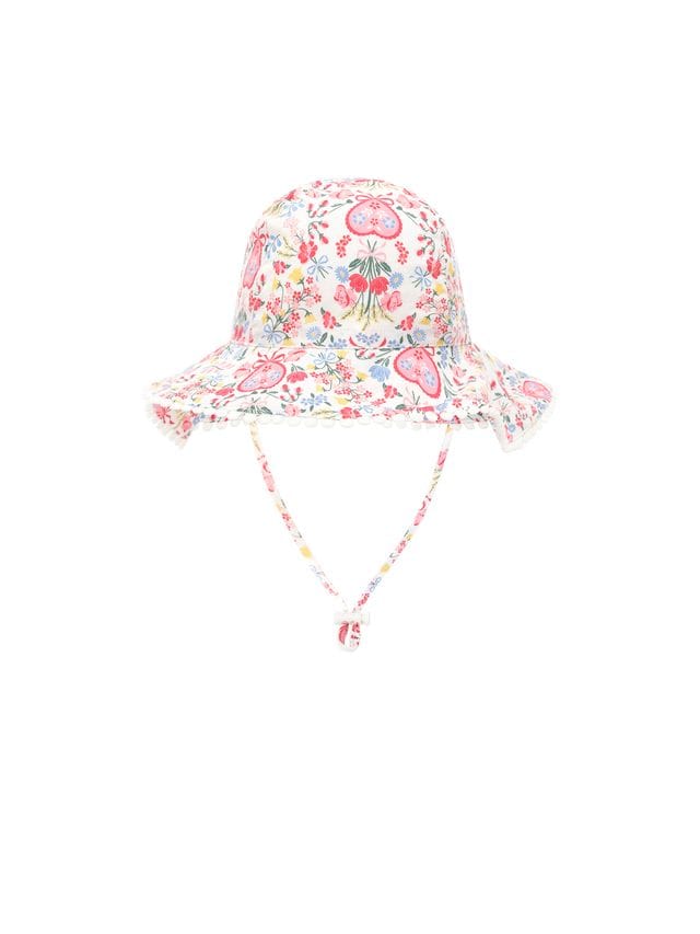 Huxbaby Accesories Hats S Scallop Floral Sunhat