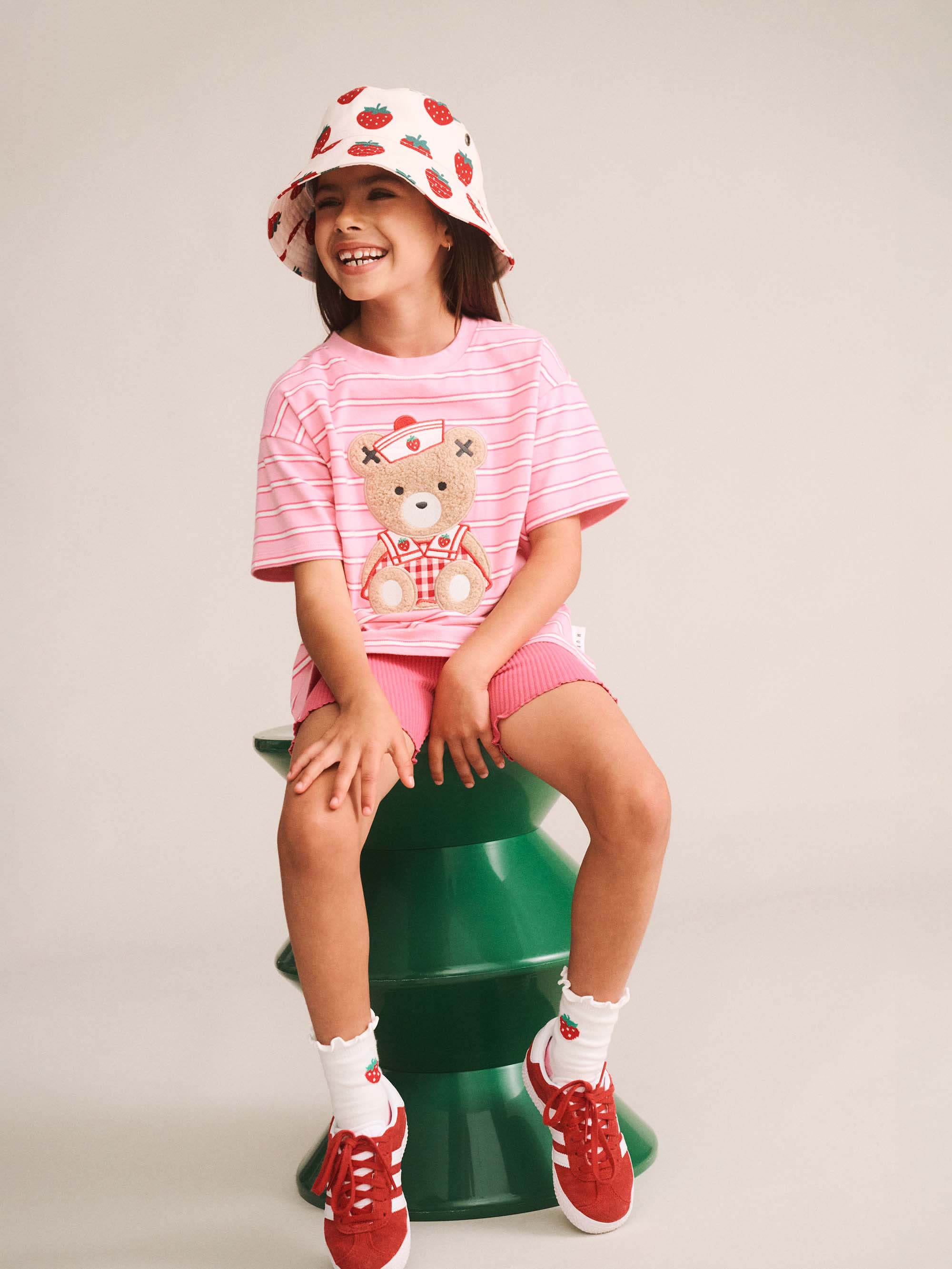 Huxbaby Accesories Hats Strawberry Bucket Hat