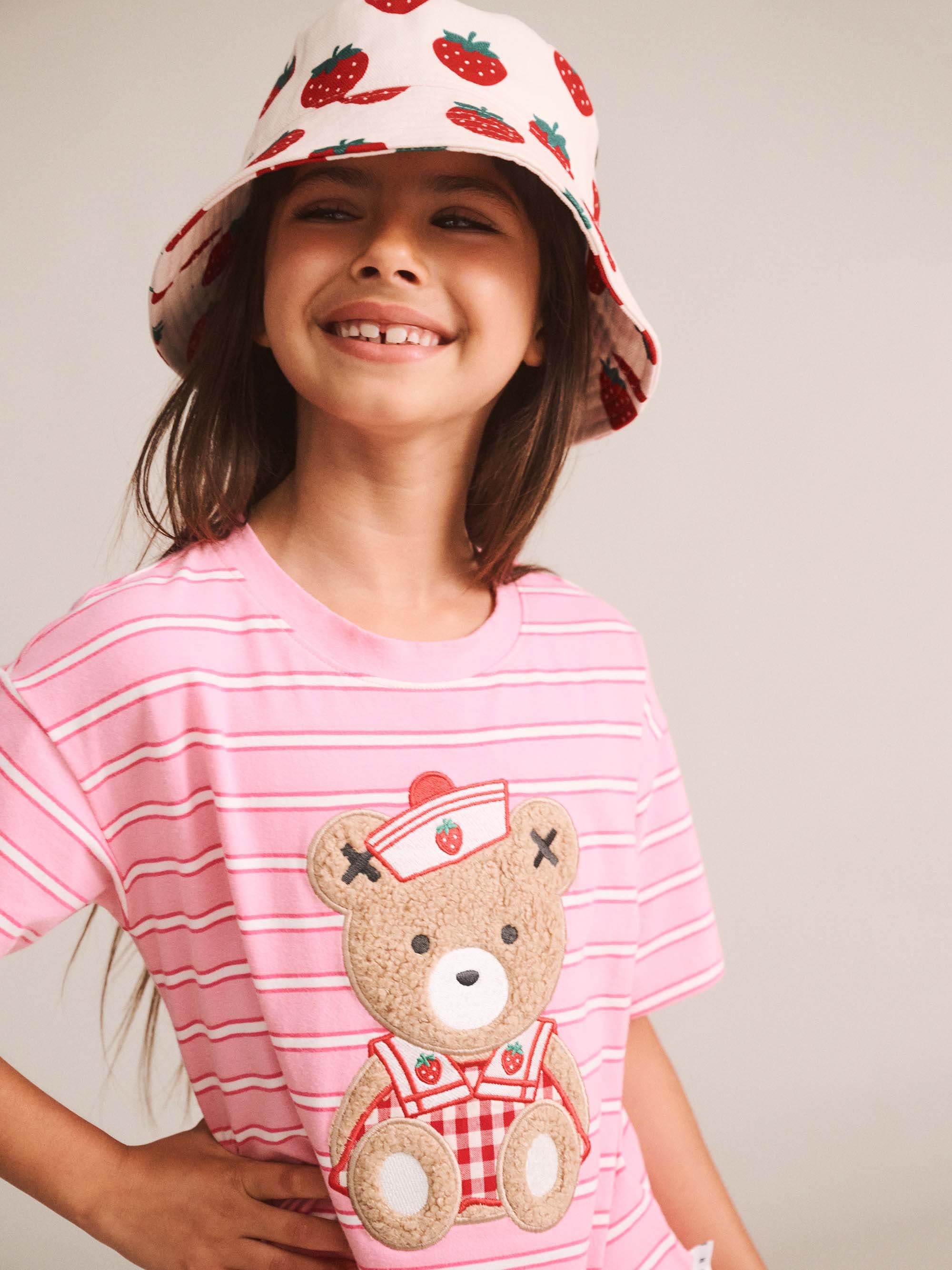 Huxbaby Accesories Hats Strawberry Bucket Hat