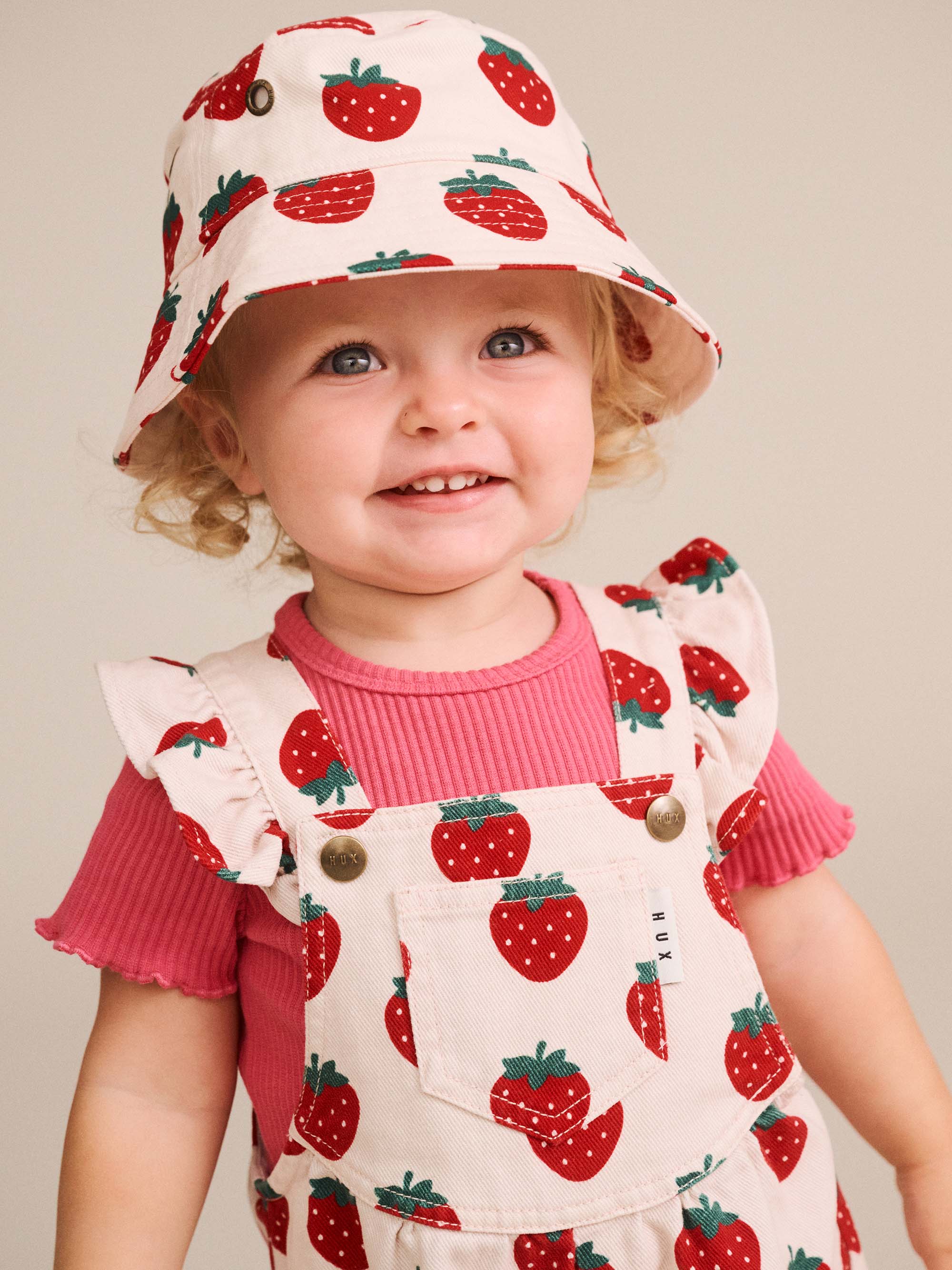 Huxbaby Accesories Hats Strawberry Bucket Hat