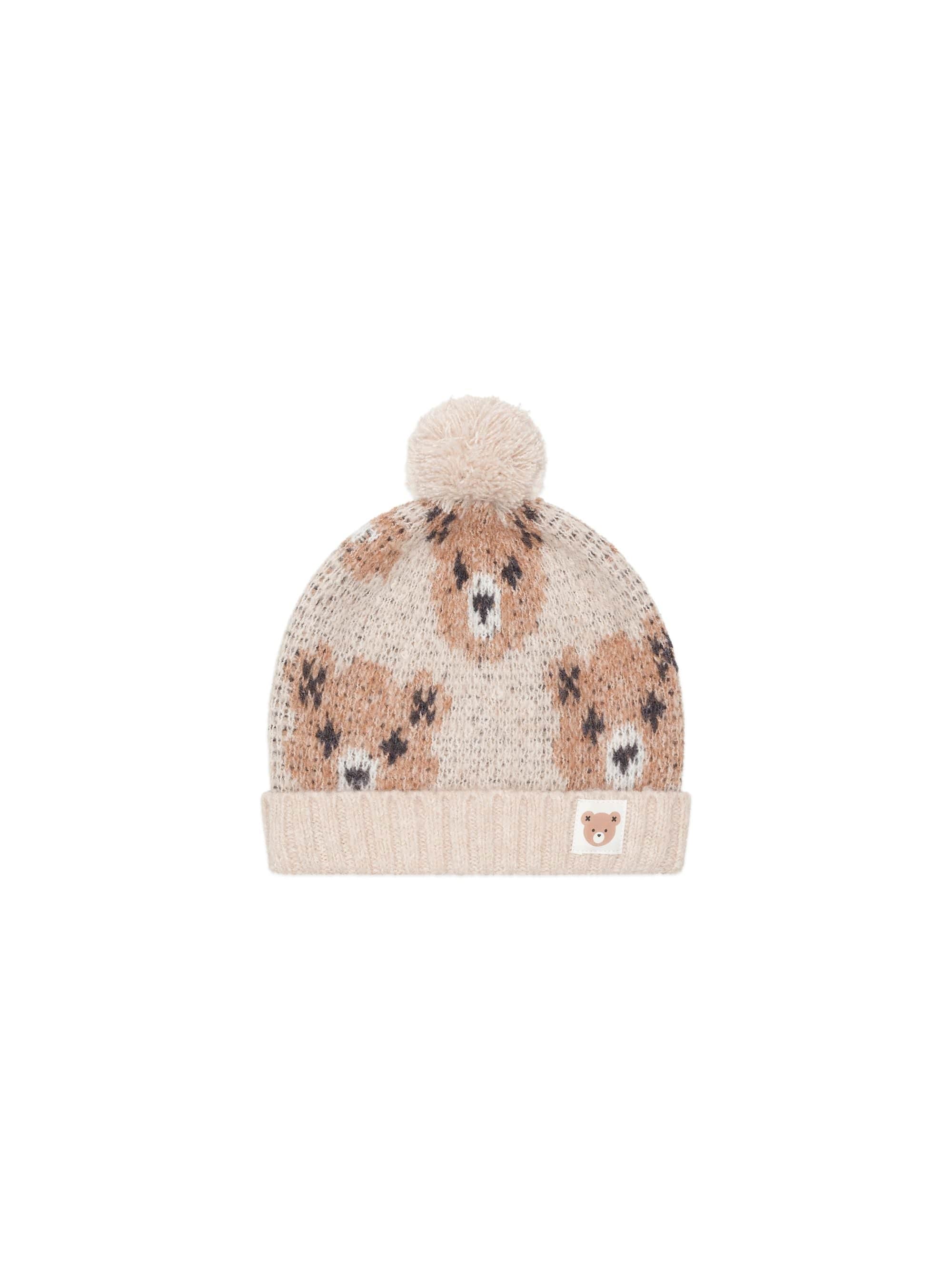 Huxbaby Accessories Hats Ecru Huxbear Knit Beanie