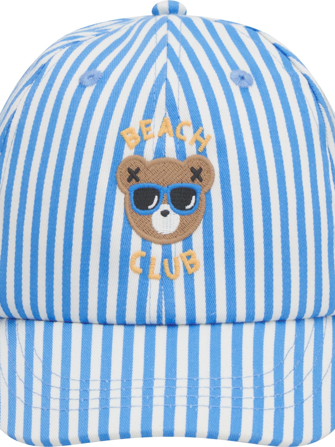 Huxbaby Accessories Hats One Size Beach Club Hux Ticking Stripe Cap