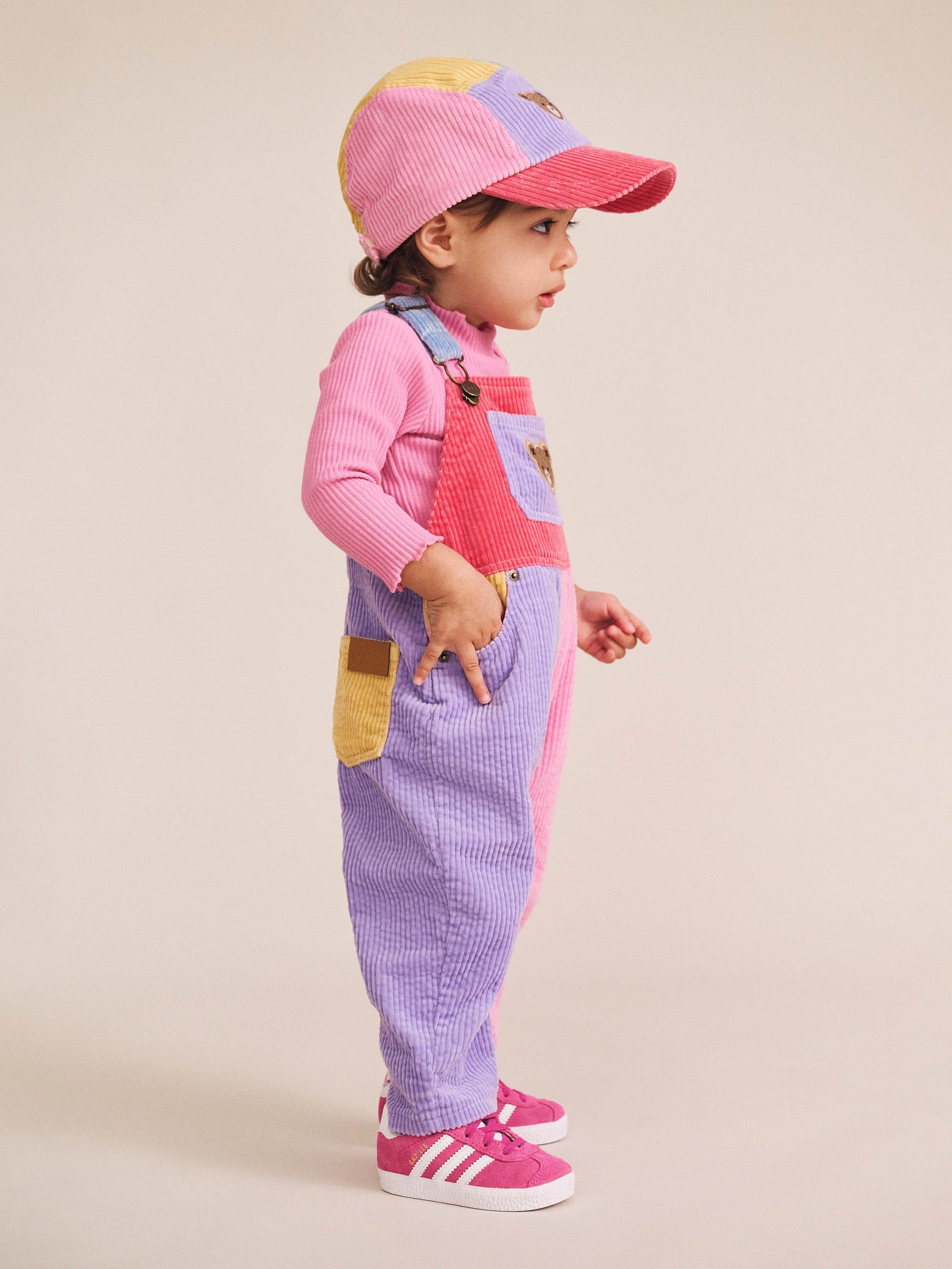 Huxbaby Accessories Hats One Size Colour Block Cord Panel Cap