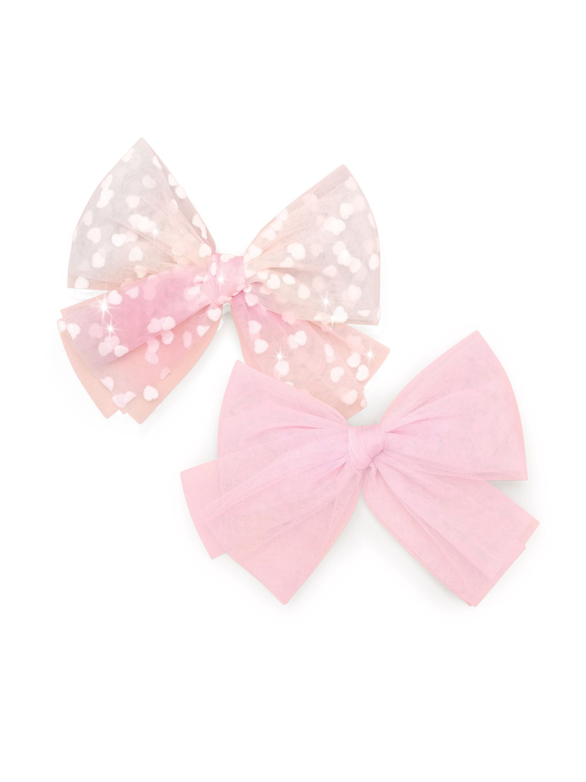 Huxbaby Accessory Hair Sweetheart Tulle 2Pk Hair Bow