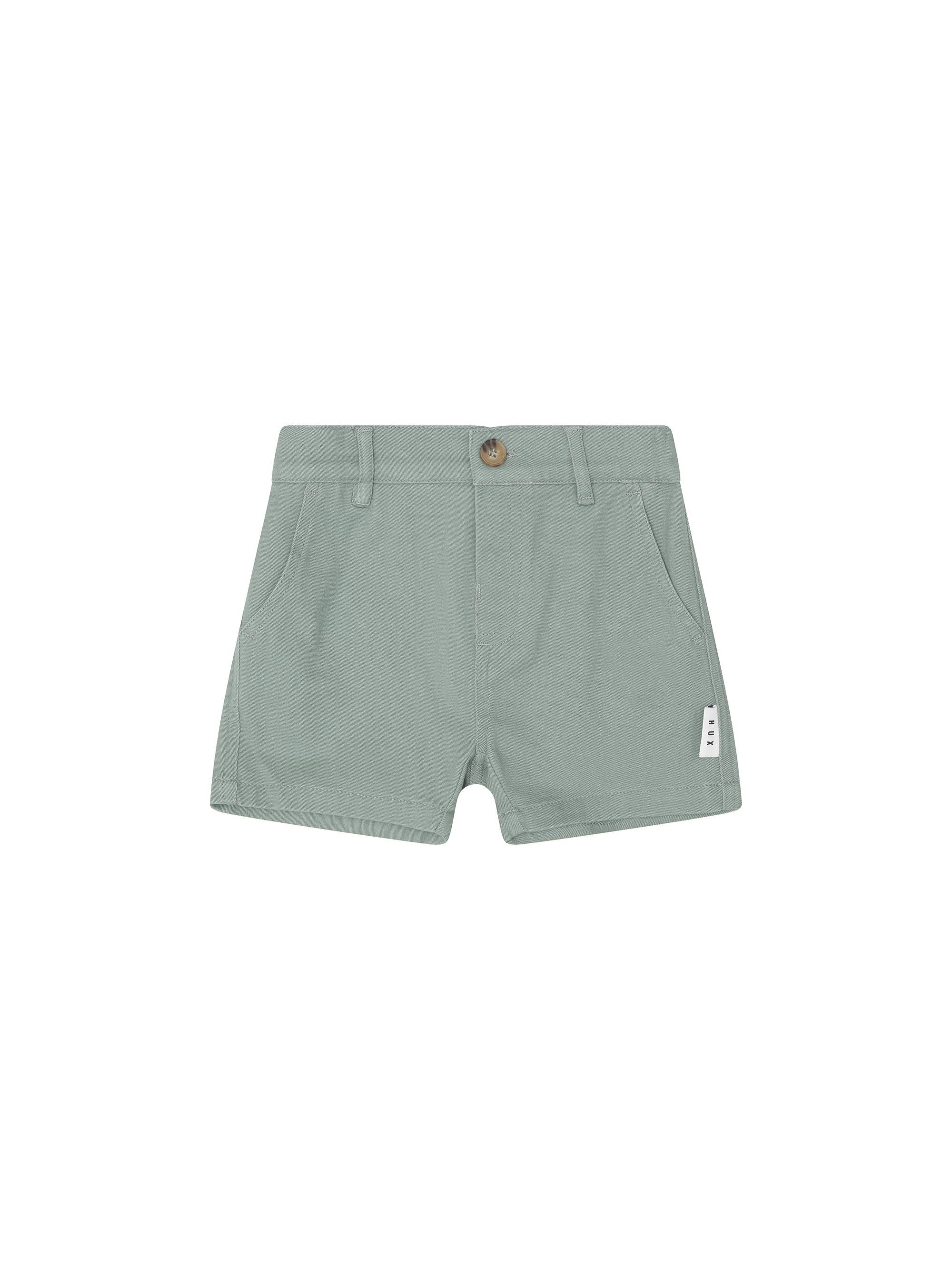 Huxbaby Boys Bottoms Chino Short Sage