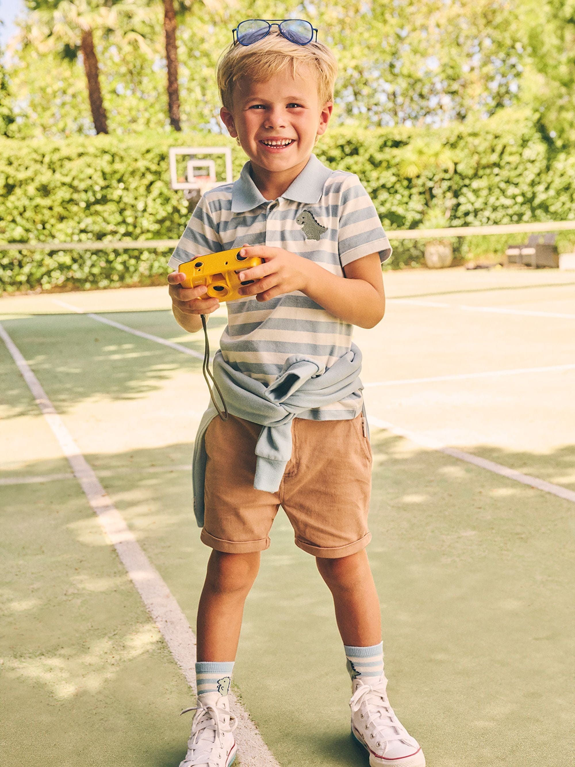 Huxbaby Boys Bottoms Chino Short Tan