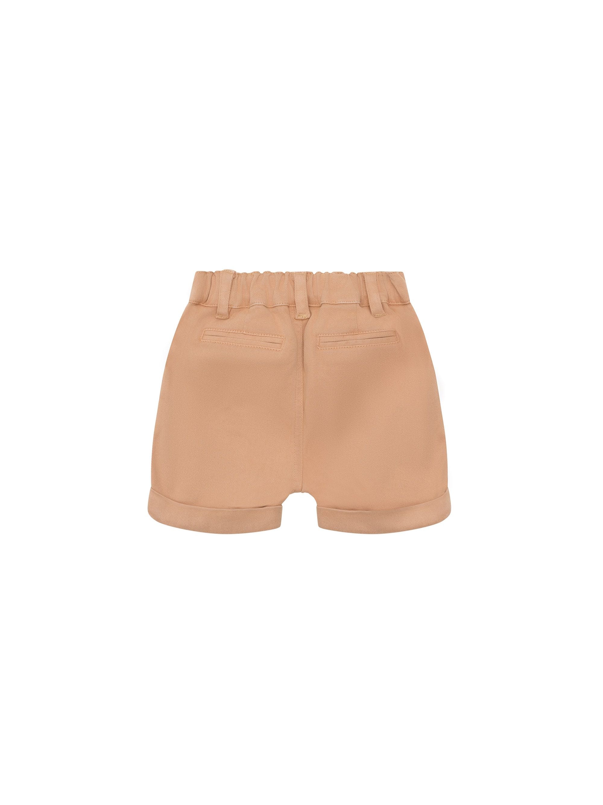 Huxbaby Boys Bottoms Chino Short Tan