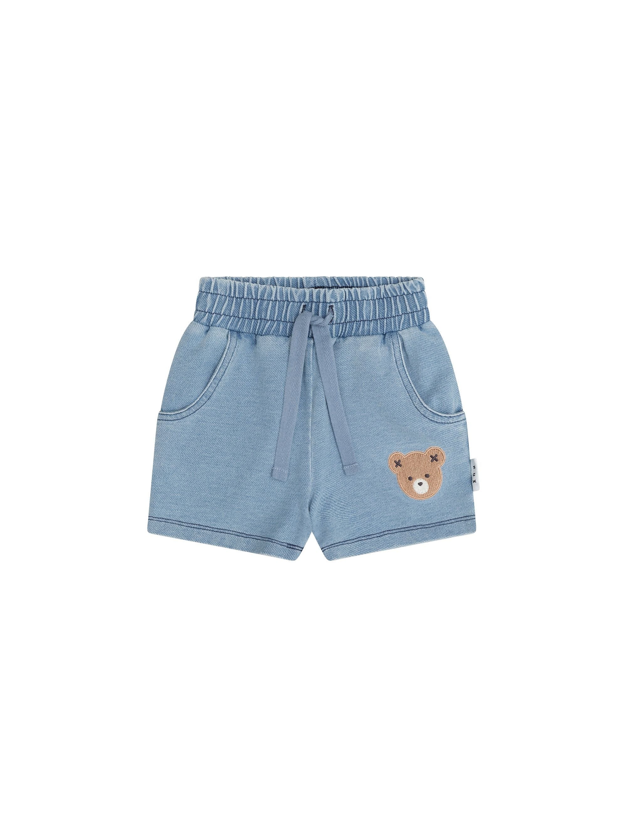 Huxbaby Boys Bottoms Huxbear Knit Denim Short