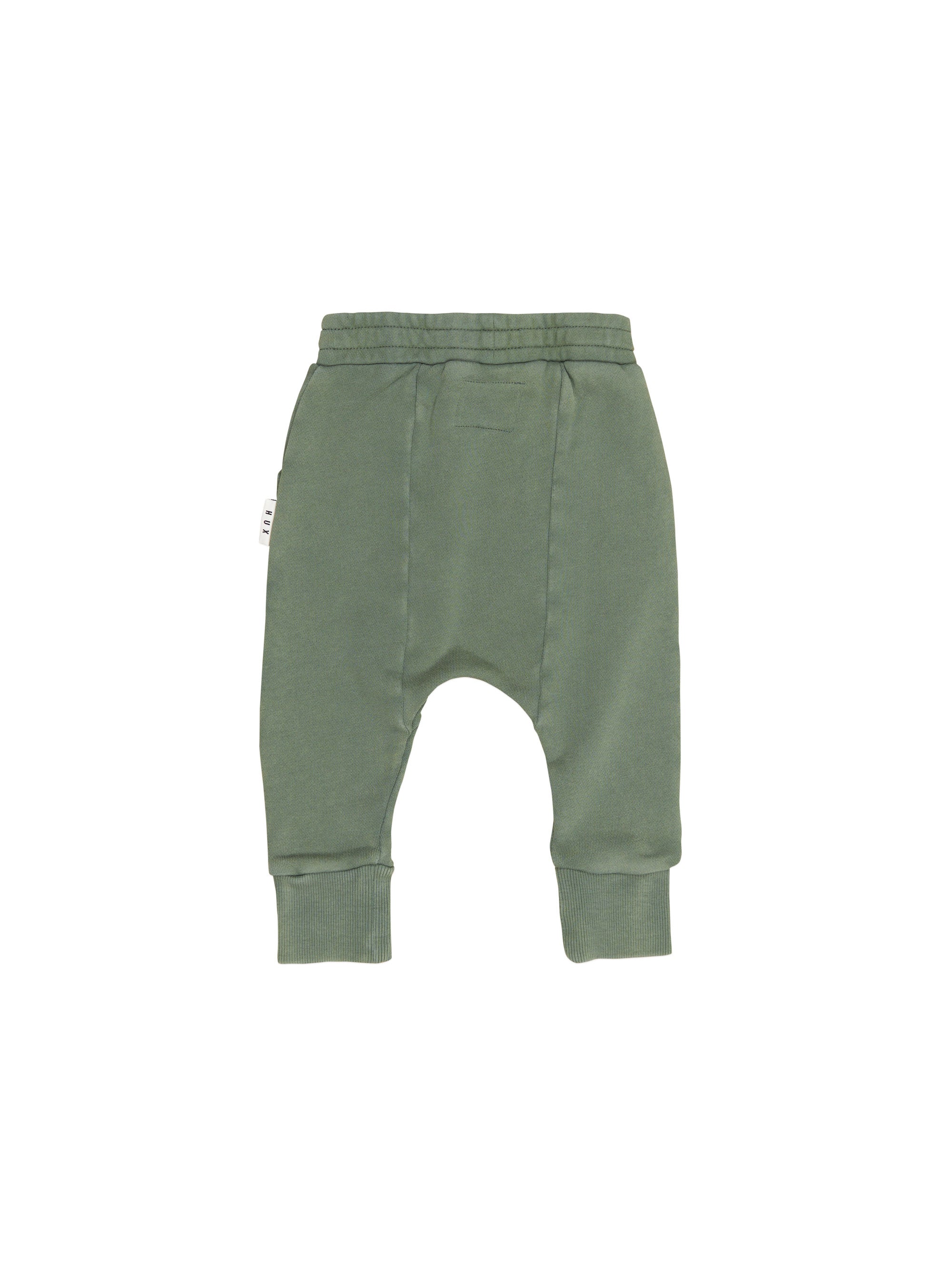 Huxbaby Boys Bottoms Vintage Green Drop Crotch Pant