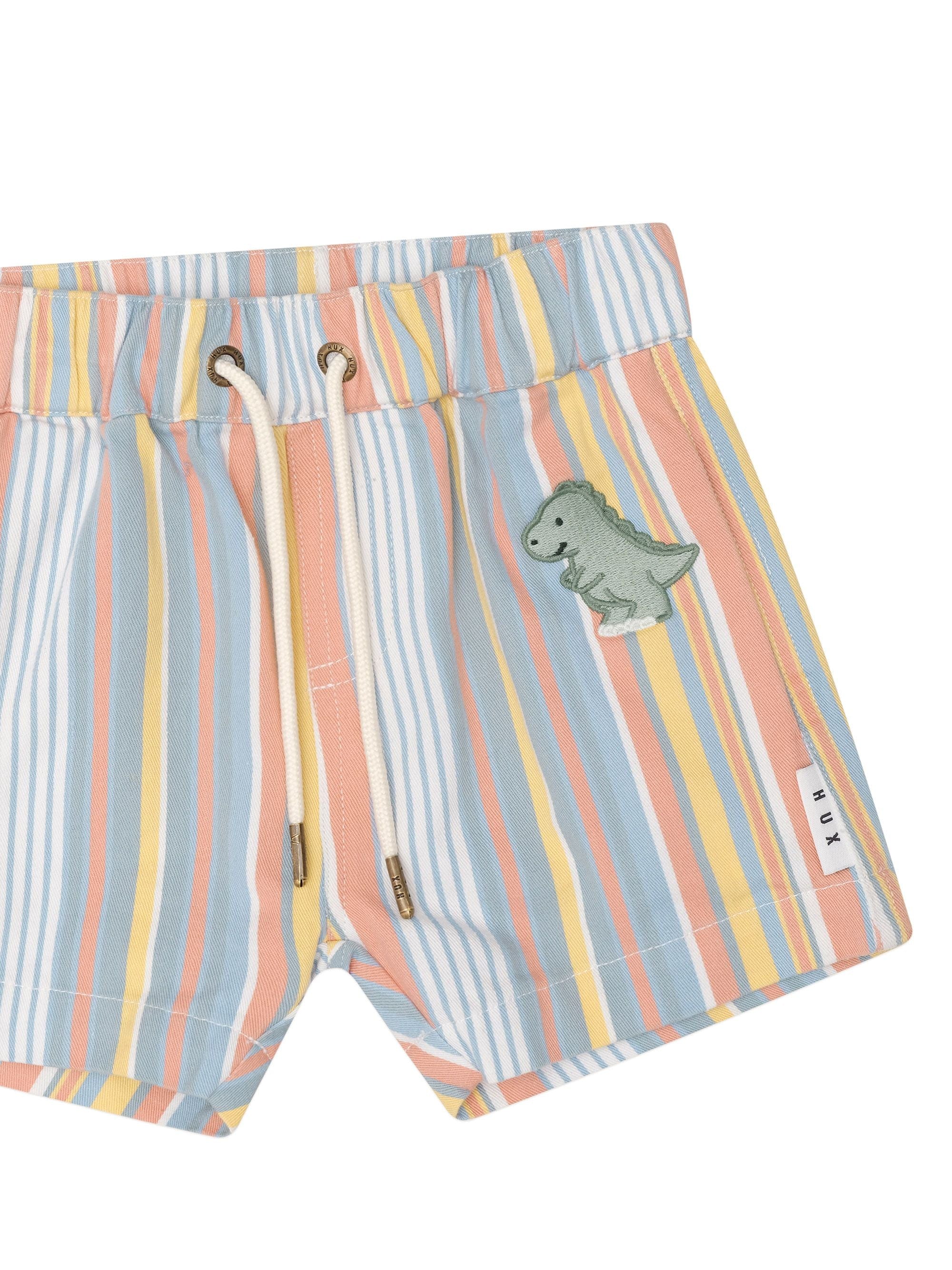 Huxbaby Boys Bottoms Vintage Stripe Short