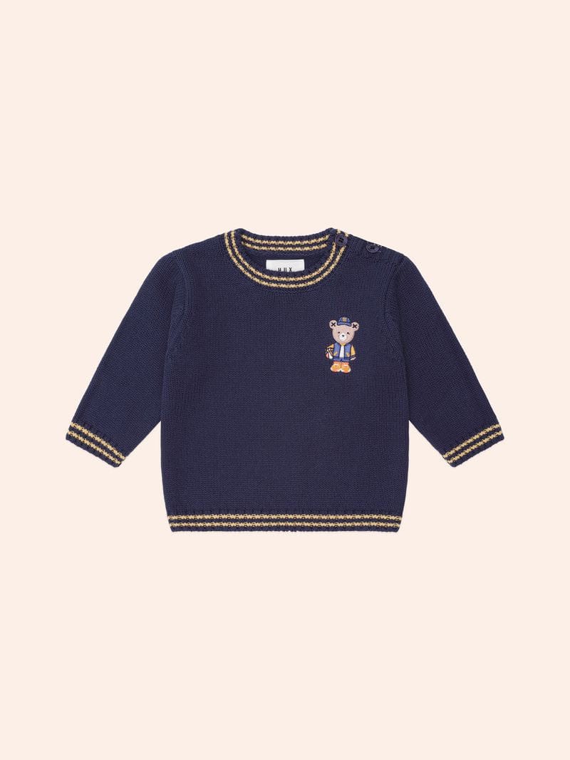 Huxbaby Boys Jumper Baller Hux Tipped Pullover