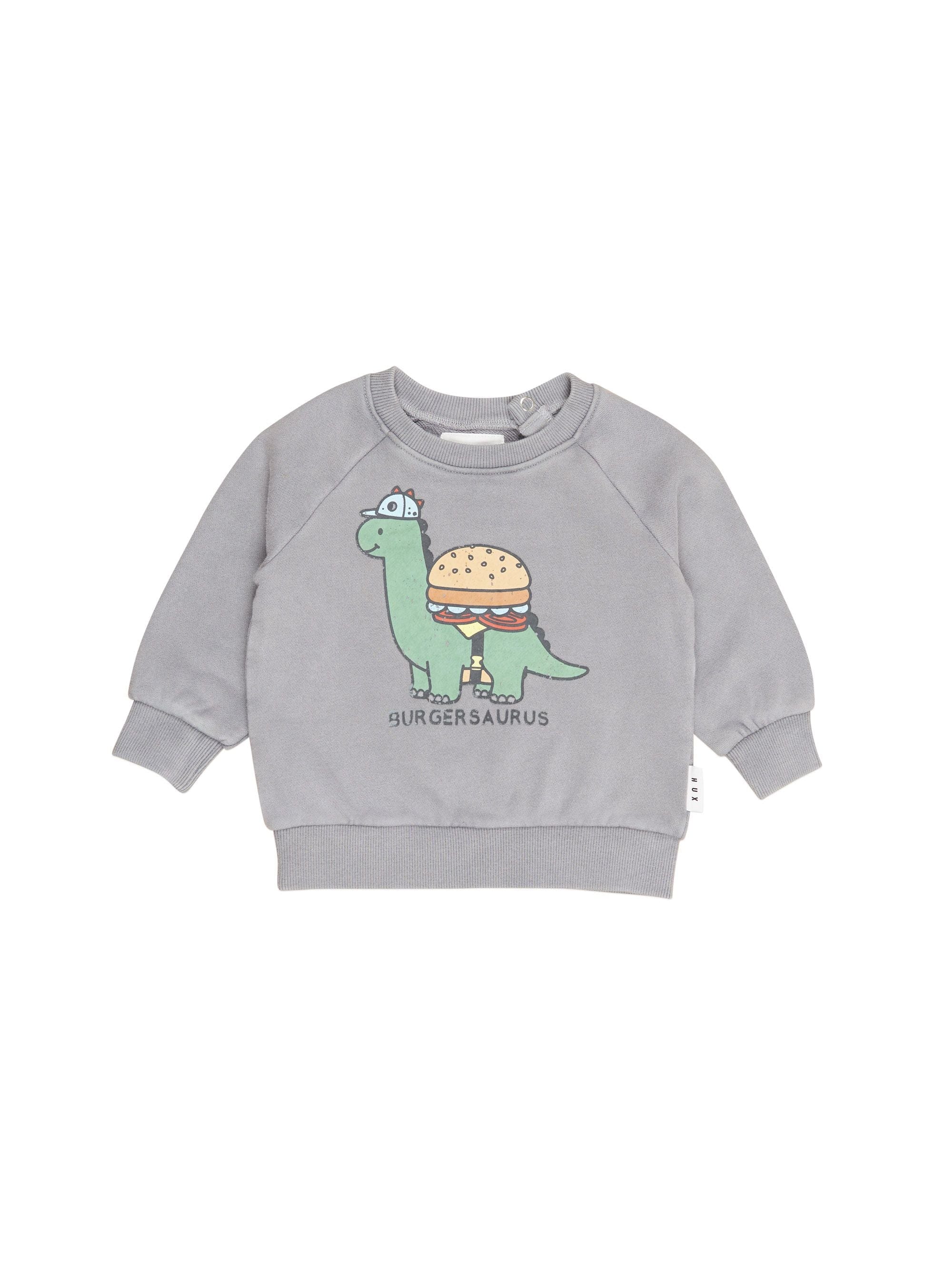 Huxbaby Boys Jumper Burgersaurus Sweatshirt