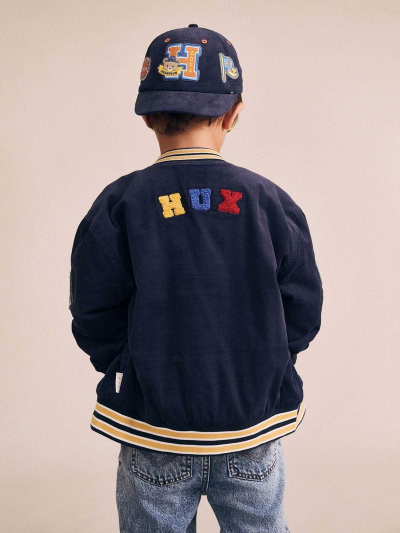 Huxbaby Boys Jumper Collegiate Hux Cord Jacket