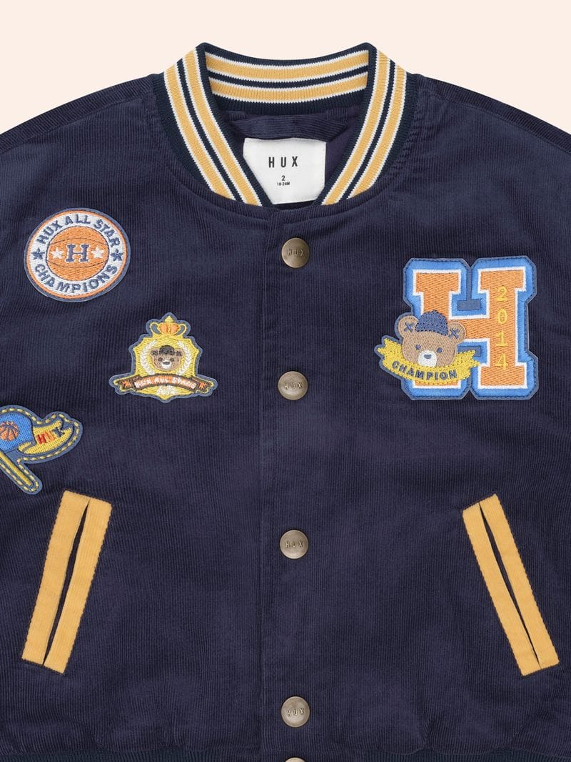 Huxbaby Boys Jumper Collegiate Hux Cord Jacket
