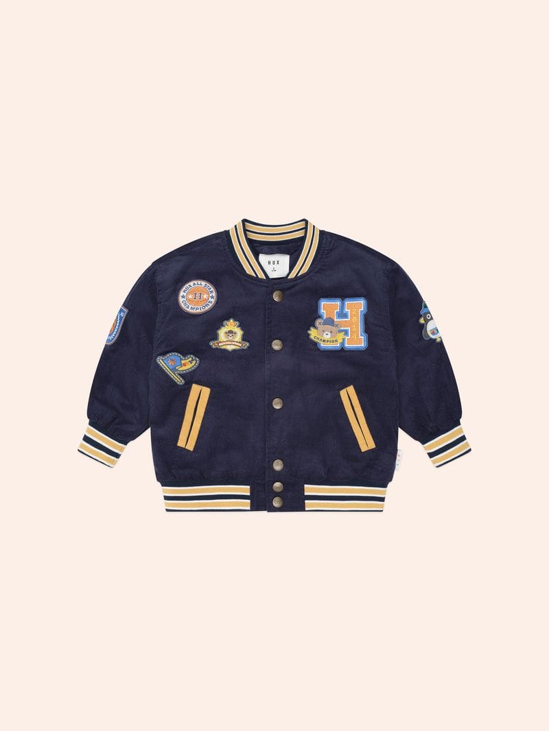 Huxbaby Boys Jumper Collegiate Hux Cord Jacket