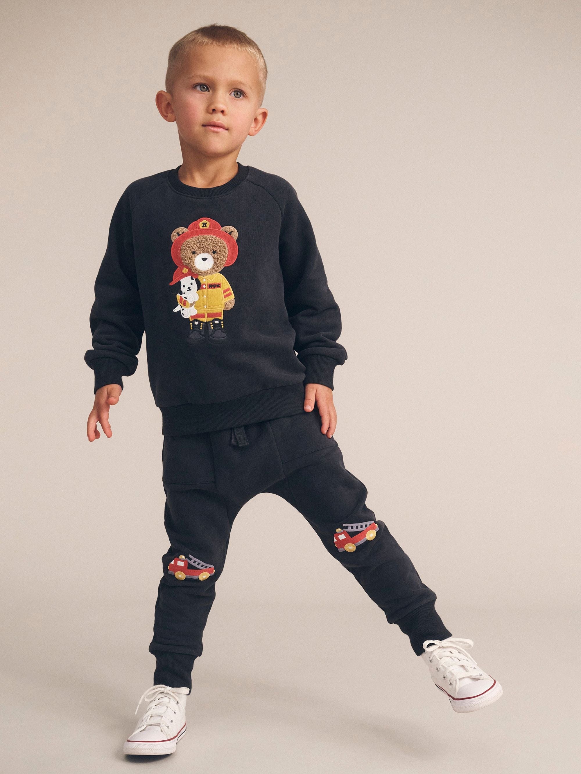 Huxbaby Boys Jumper Fireman Hux Sweatshirt